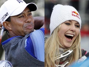Tiger Woods trỗi dậy nhờ… Lindsey Vonn